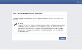 FACEBOOK CENSURE NOS PUBLICATIONS