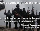 [VIDEO] C.Goasgen, député (Républicains) français pourtant pro-sioniste : la France soutient Al-Qaïda en Syrie