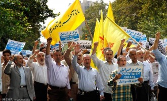 [Images] Manifestations dans plusieurs villes iraniennes pour dénoncer l’assaut de l’entité sioniste de la mosquée Al-Aqsa.