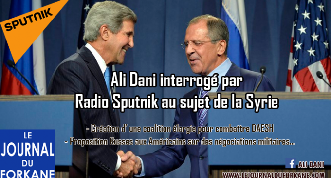 [Interview] Situation en Syrie et plan de la communauté internationale