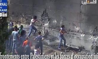 Affrontements entre les courageux Palestiniens et les forces d’occupation israélienne