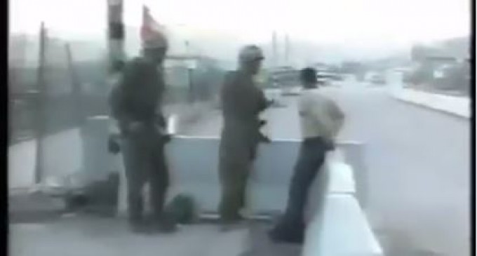 [Vidéo] | Regardez comment un homme palestinien est frappé et devant qui…