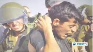 agression sioniste sur les enfants