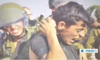 [Vidéo choc] | Comment les soldats de l’occupation sionistes traitent les enfants Palestiniens