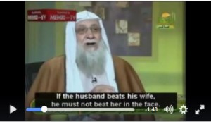 frapper son épouse!