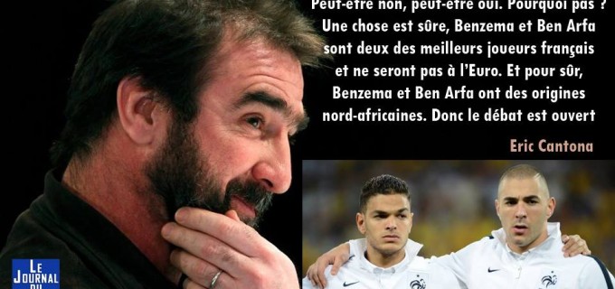 Euro 2016 : Cantona accuse Deschamps de racisme pour les cas Benzema, Ben Arfa !
