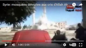 daesh détruit une mosquée