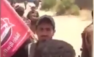 En vidéo… Le moment de l’entrée des combattants de la Mobilisation populaire à Fallujah