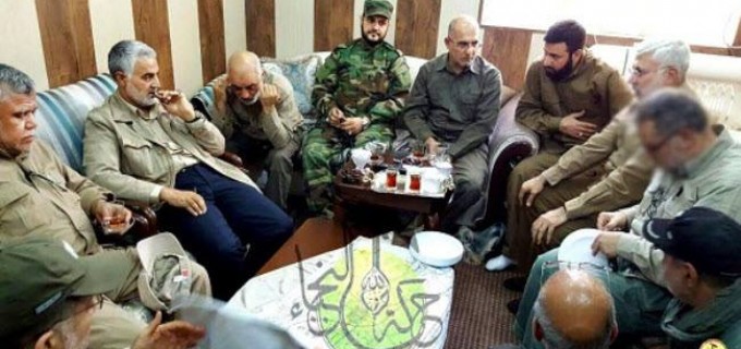 En images… Le général iranien Qassem Souleimani se réunit avec les dirigeants militaires irakiens