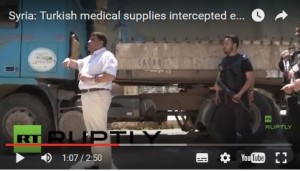 turquie envois un camion de médicament a daesh