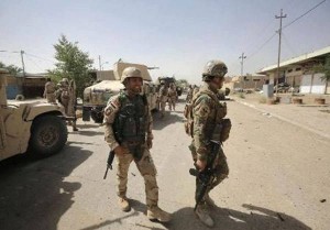 Les forces Irakiennes dans les rues de Fallujah 4