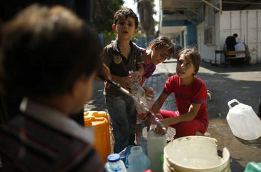israel coupe eau palestine