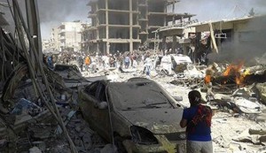 Attentat à la bombe qui a coûté la vie à 31 personnes à Qamishli 1
