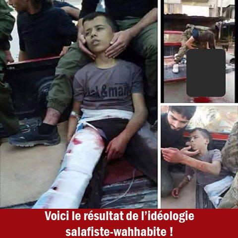 Des terroristes salafistes wahhabites décapite un enfant près d’Alep