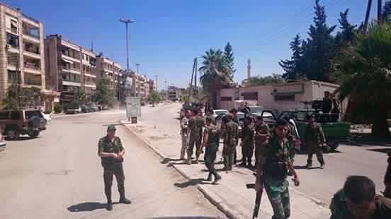 Les forces de l'Armée Arabe Syrienne libère le quartier de Bani Zayd des mains des groupes terroristes salafistes à Alep 2