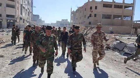 Les forces de l'Armée Arabe Syrienne libère le quartier de Bani Zayd des mains des groupes terroristes salafistes à Alep 3