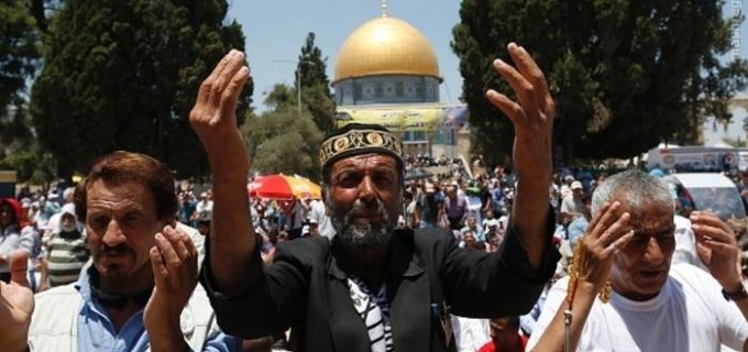 La Prière du vendredi lors de la Journée Mondiale d’al-Qods à la mosquée Al-Aqsa