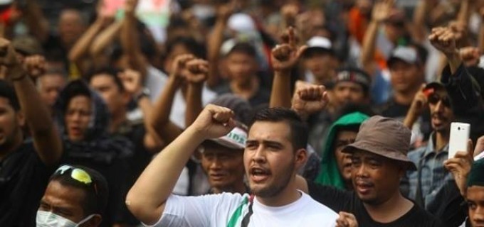 La commémoration de la Journée Mondiale d’al-Qods à Djakarta en Indonésie.