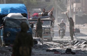 Le retour des habitants de la ville Syrienne de Manbi2