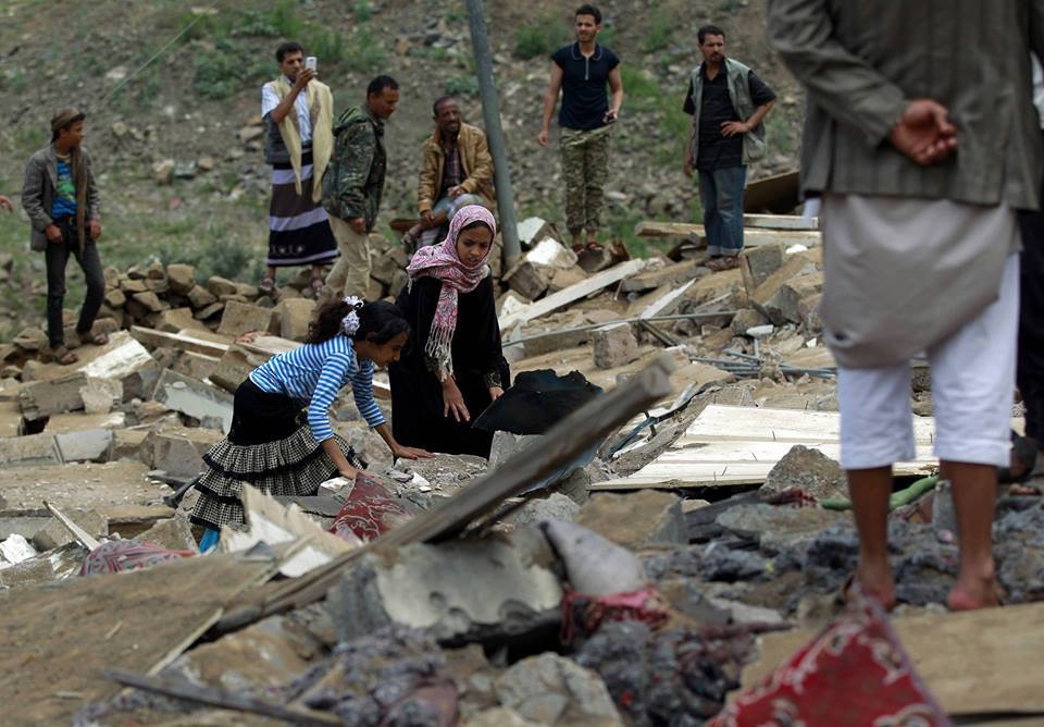 Les enfants du Yémen sont sans abri, ni soutien suite aux bombardements violents de l'Arabie Saoudite