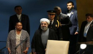 En images... Discours du Président iranien Hassan Rohani à l'ONU 3
