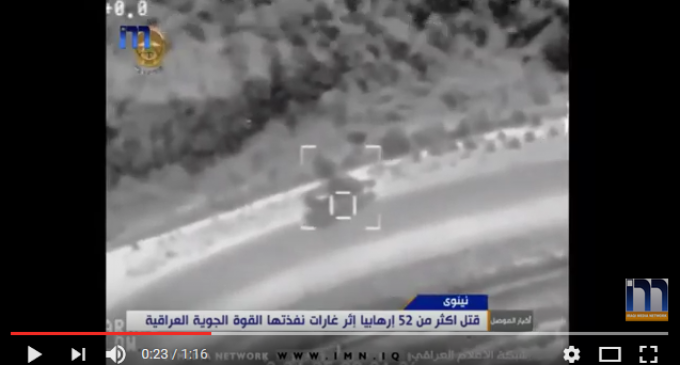 [Vidéo] | 52 terroristes de Daech abattus lors d’une frappe de l’armée de l’air irakienne