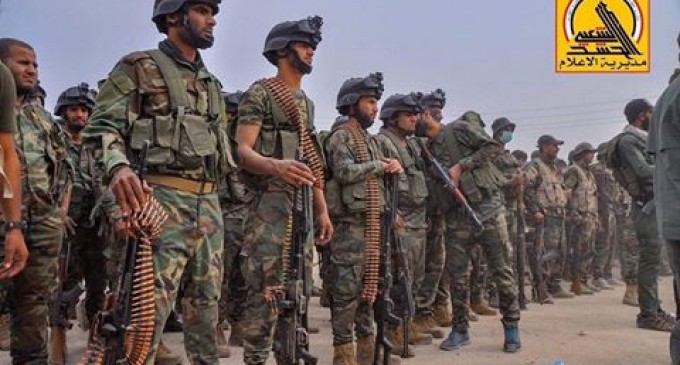 Sur les photos.. Les combattants de la Sainte Mobilisation Populaire en route pour libérer le Sud-Ouest de Mossoul