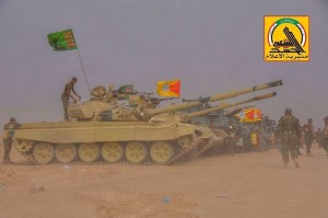 Les combattants de la Sainte Mobilisation Populaire en route pour libérer le Sud-Ouest de Mossoul 3