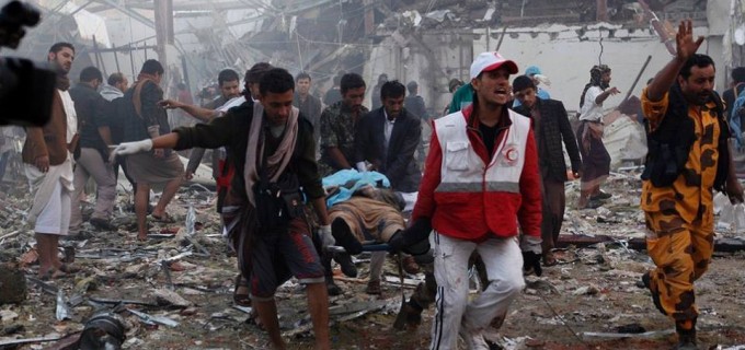 Nouveau massacre au Yémen commit par par la maudite Arabie : 82 morts et 534 blessés.