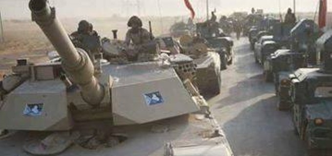 En images… Les forces irakiennes coupent la route d’approvisionnement aux terroristes de Daesh terroristes entre Mossoul et Tel Afar