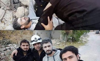 Regardez comment les terroristes salafistes déguisés en organisations humanitaires tournent de faux reportages…