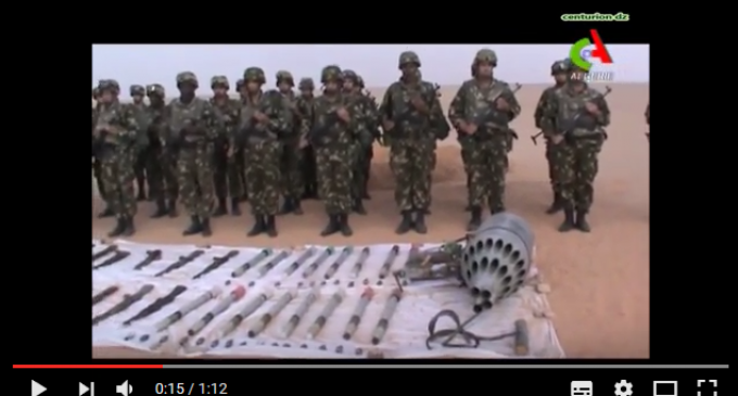 L’Armée Algérienne saisie un important lot d’armements et de munitions à Adrar (sud algérien)