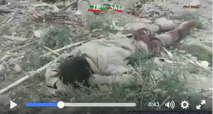 Vidéo Choc !!! ÂMES SENSIBLES S’ABSTENIR — Regardez comment les terroristes salafistes de Daesh se font massacrer par les forces irakiennes.