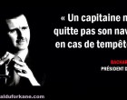 « Un capitaine ne quitte pas son navire » Bachar Al Assad