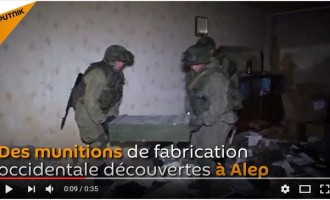 [Vidéo] | Des munitions de fabrication occidentale découvertes à Alep
