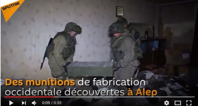 [Vidéo] | Des munitions de fabrication occidentale découvertes à Alep