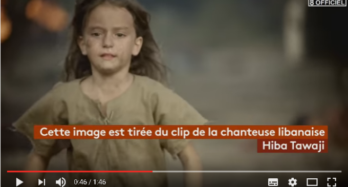 Situation à Alep, la manipulation : les photos sont tirées d’un clip d’une chanteuse libanaise