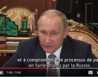 [Vidéo] | Poutine :  » le meurtre de l’ambassadeur russe est une provocation contre les efforts de paix en Syrie « 
