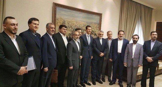 Le Président syrien Bachar Al Assad a reçu aujourd’hui un important responsable Iranien