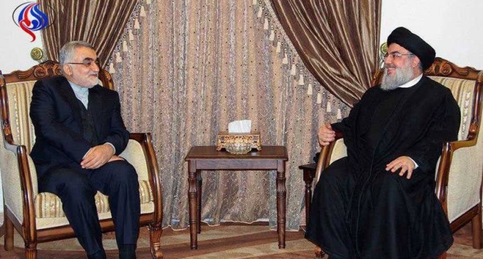 Le Secrétaire général du Hezbollah, Hassan Nasrallah a reçu aujourd’hui Alaeddine Boroujerdi