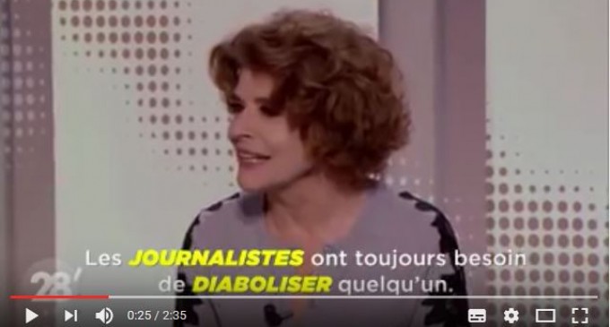 [Vidéo] | L’actrice française.Fanny Ardant s’adresse aux journalistes d’Arte : « Vous êtes les laquais de l’Amérique »