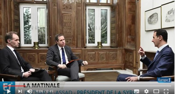 [Audio] | Bachar al-Assad : « La France est directement responsable des tueries en Syrie « 
