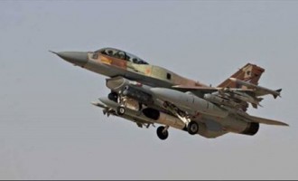 Un avion militaire israélien attaque l’Armée Arabe Syrienne à l’ouest de Damas