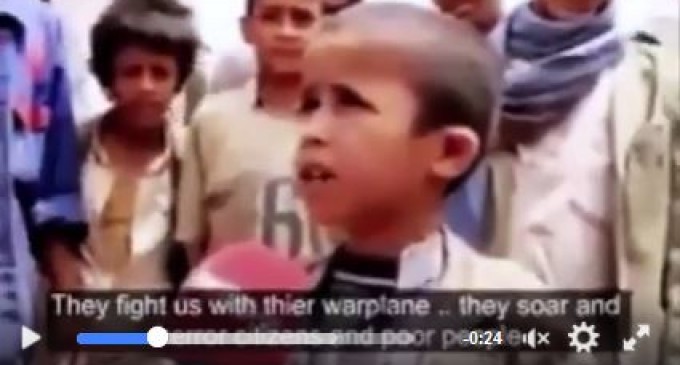 [Vidéo] | Un enfant yéménite interpelle le monde : « Vous n’avez pas peur de Dieu ? « 