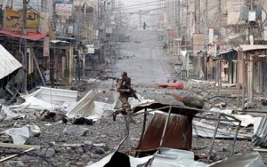 Des images de la guerre des rues contre les terroristes à Mossoul1