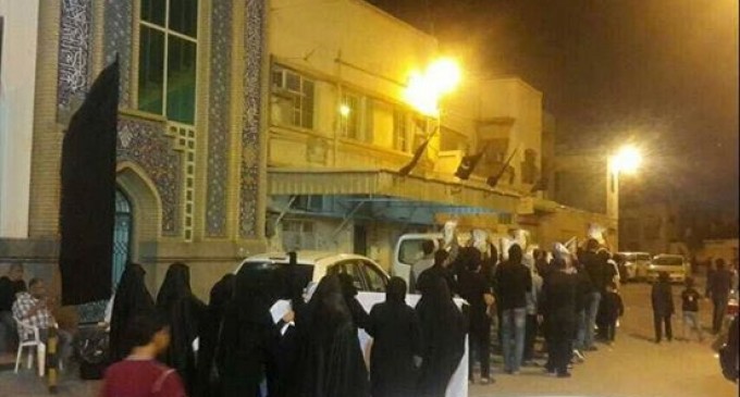 En images : Les bahreinis continuent de se mobiliser contre le systeme des Al Khalifa et refusent la présence de l’Arabie Saoudite au Bahreïn