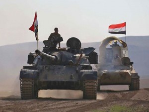 les opérations des forces irakiennes sur le côté Est de Mossoul pour libérer la ville des terroristes de Daesh1