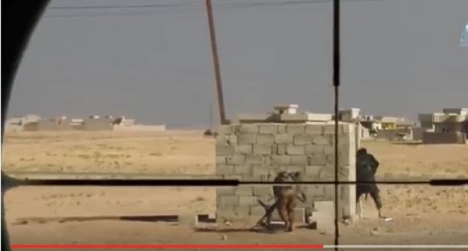 Les snipers irakiens abattent les terroristes de Daesh…filmé parfois par leurs propres caméras