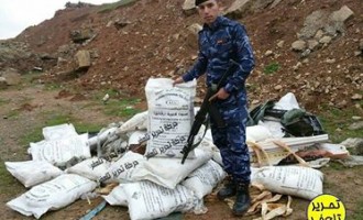 URGENT : un stock de matériel utilisé par les terroristes de Daesh pour fabriquer des gazs !!!