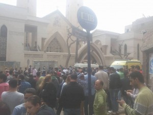 Attentat près d'une église copte en Egypte2